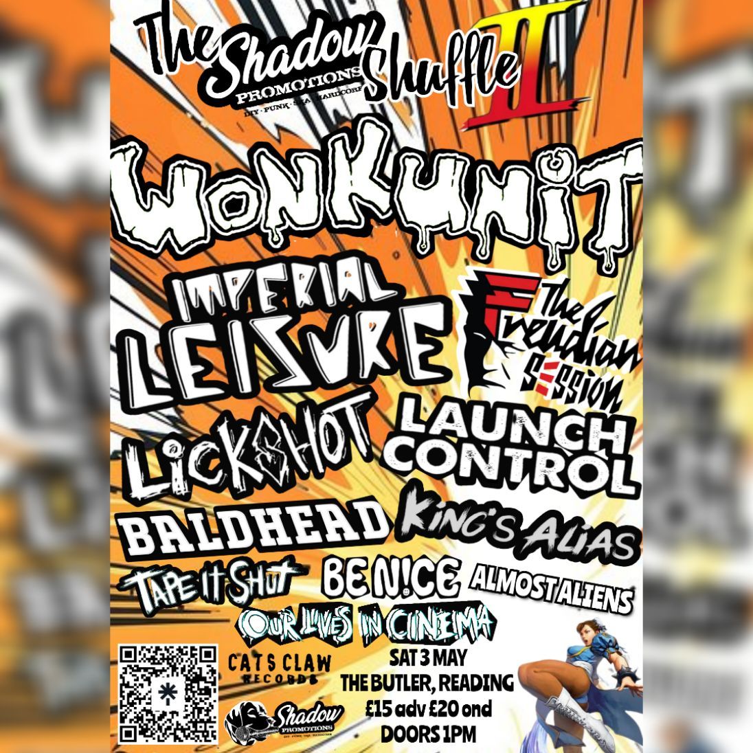 The Shadow Shuffle 2! WONK UNIT, IMPERIAL LEISURE, PLUS LOADS MORE!!!