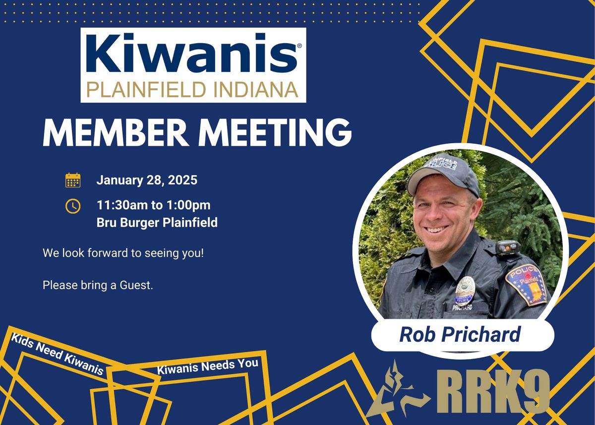 Kiwanis Member Meeting