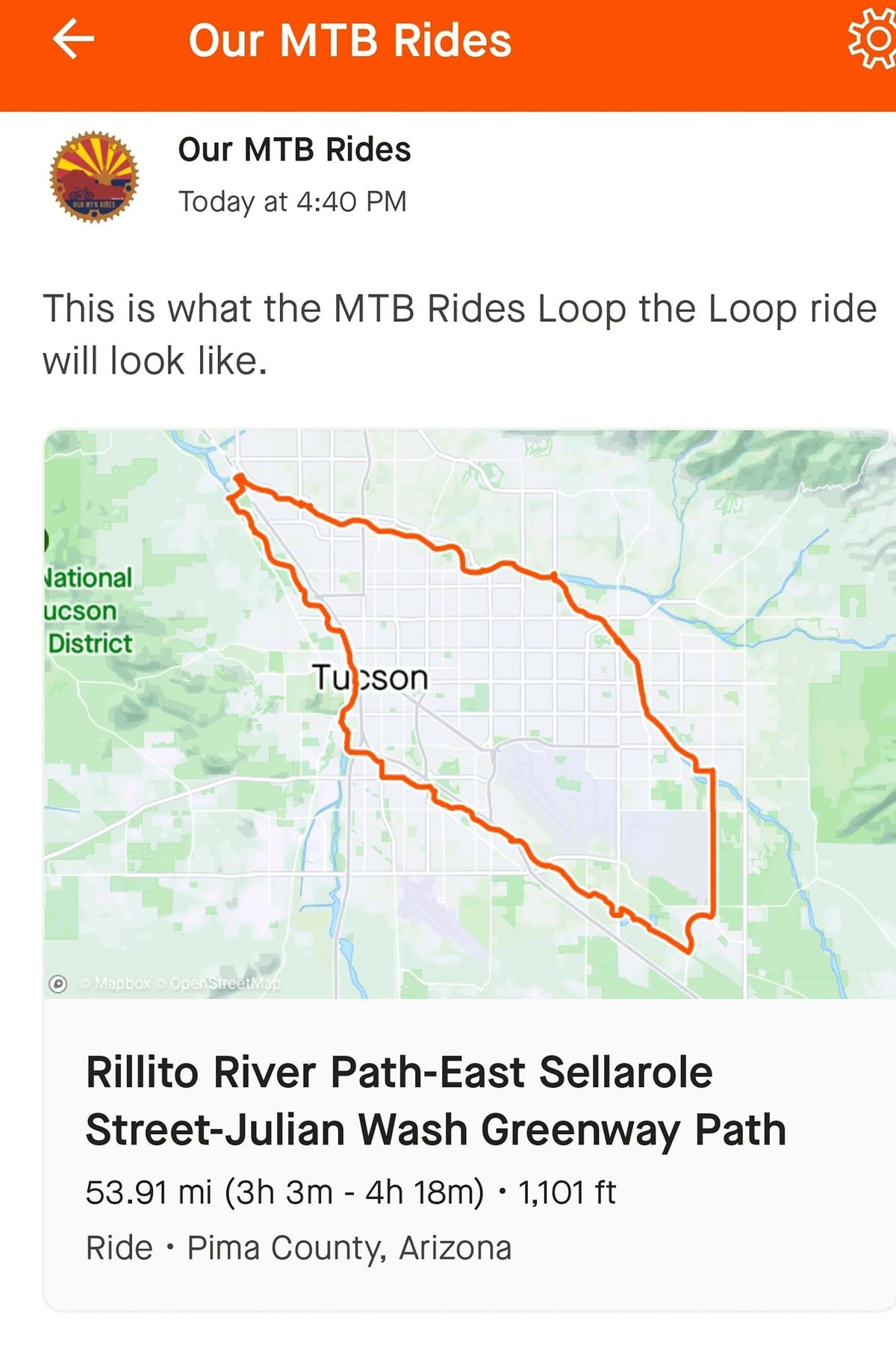 Sunday Ride: Our MTB Rides the Loop the Loop.