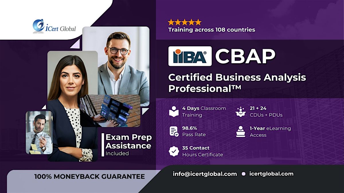 Business Analytics Certification (CBAP) Training in Marina, CA