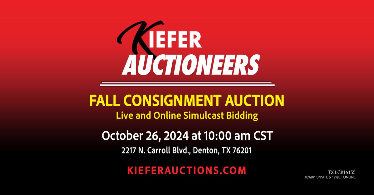 Fall Consignment Auction