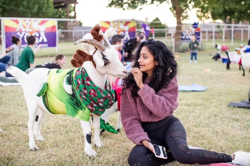 Ugly Christmas Sweater Goat and Alpaca Yoga 10am 12\/27