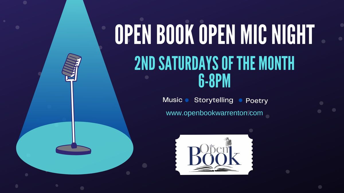 Open Book Open Mic Night