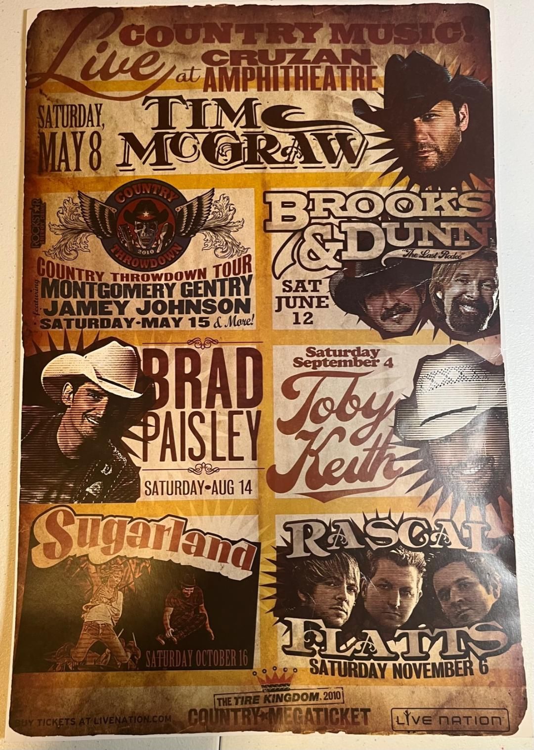 Concert in the Country: Tracy Lawrence  Pat Green  Shenandoah & Darryl Worley - 2 Day Pass
