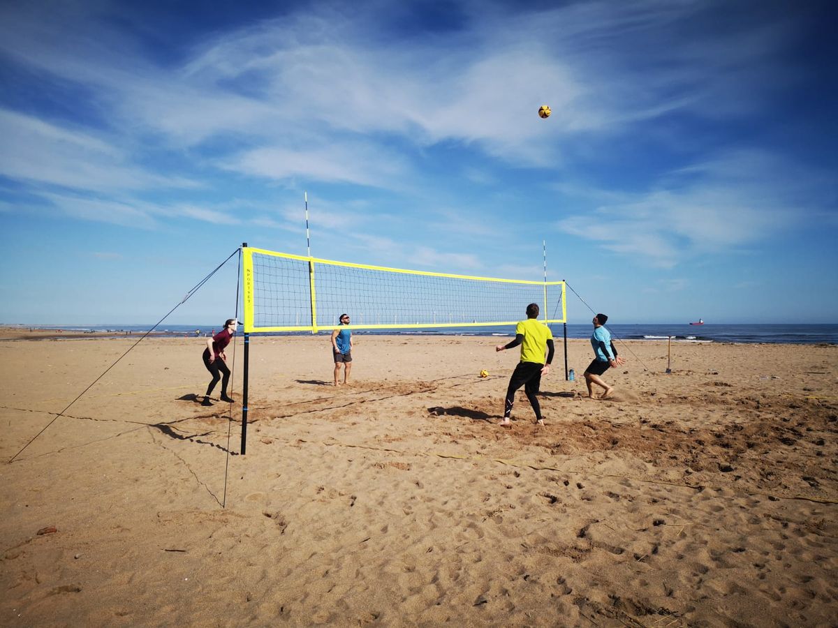 Beach Volleyball Fundraising Event.  