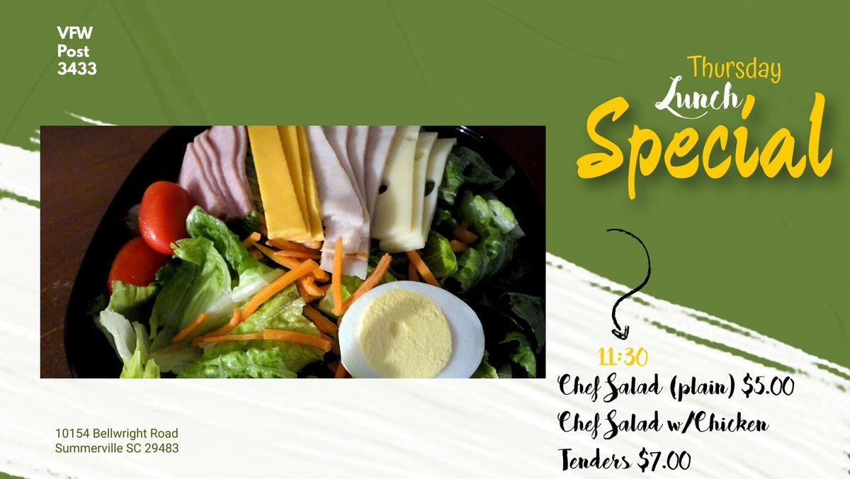 Thursday Lunch Special - Chef Salad