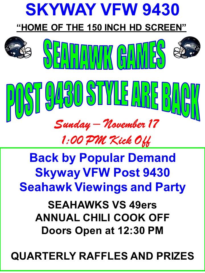 Seahawk Viewing