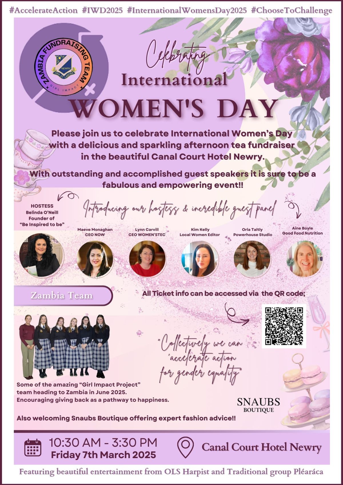 Celebrate International Women's Day at Canal Court Newry!