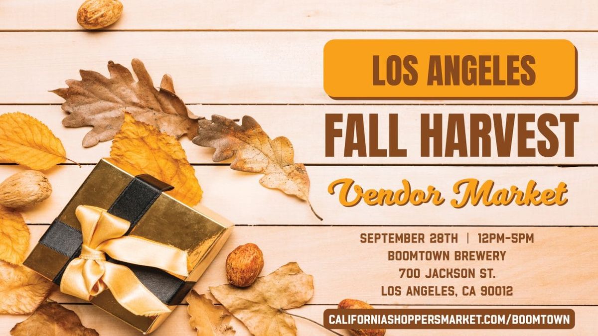 Los Angeles Fall Harvest Vendor Market