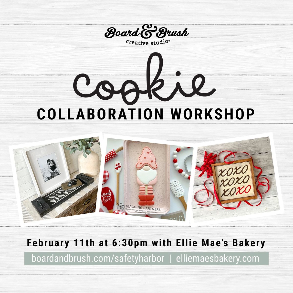 Valentine Cookie Decorating & Time Crunch Workshop with Ellie Mae\u2019s Bakery