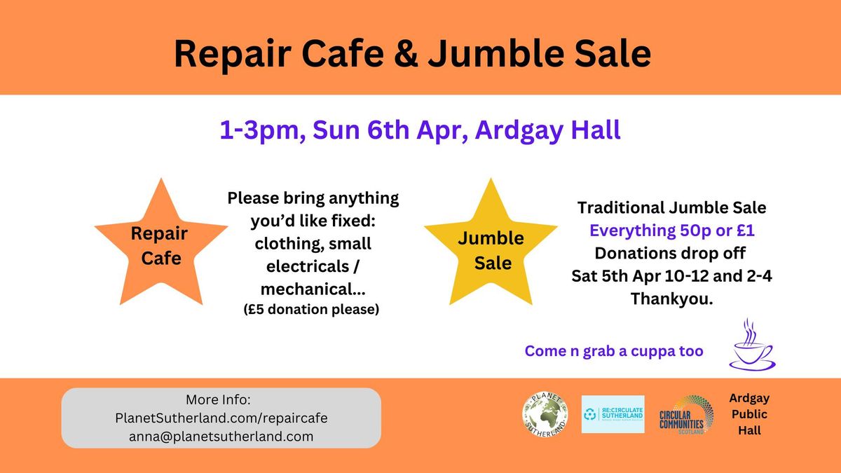 Repair Cafe & Jumble Sale