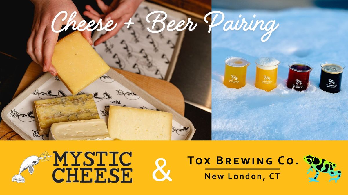 Cheese and Beer Pairing with Mystic Cheese Co