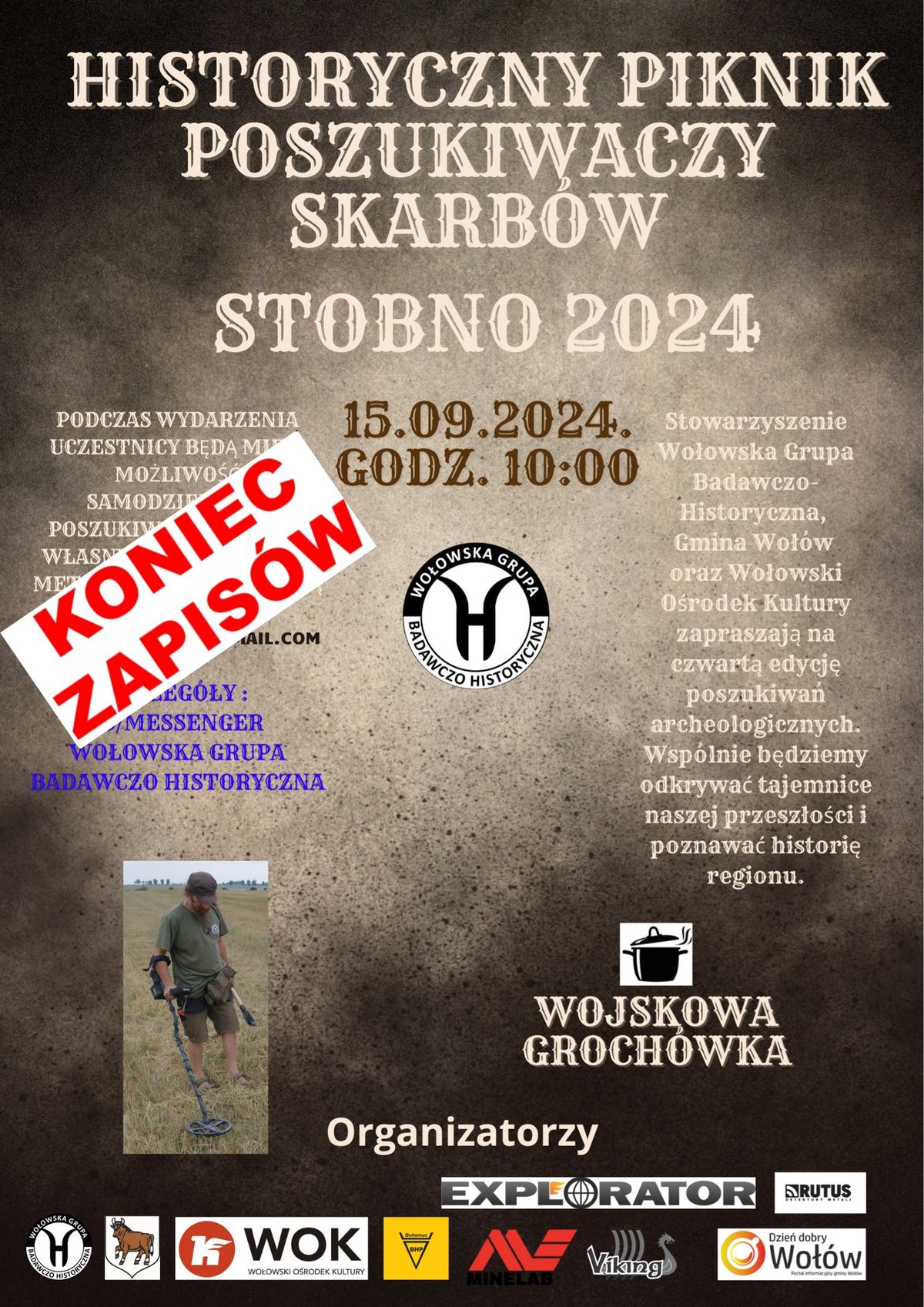 Historyczny Piknik Poszukiwaczy Skarb\u00f3w - STOBNO 2024