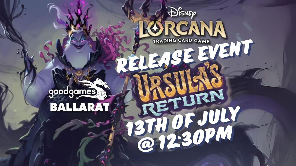 Lorcana Ursula's Return Release Event @ Good Games Ballarat