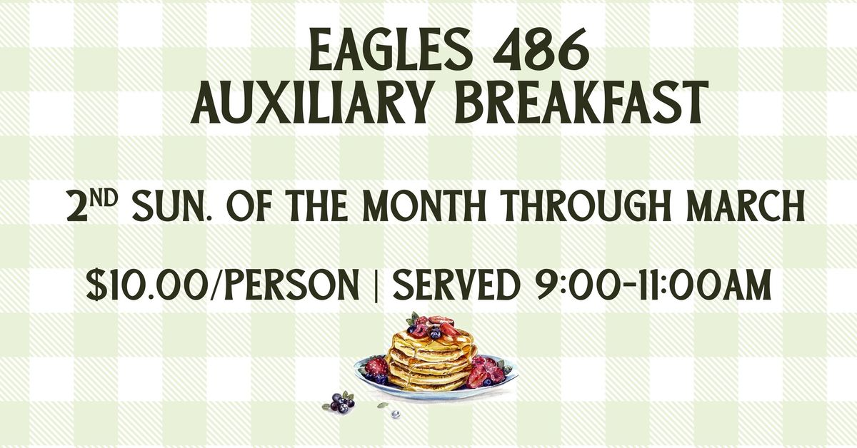 Eagles 486 Auxiliary Breakfast