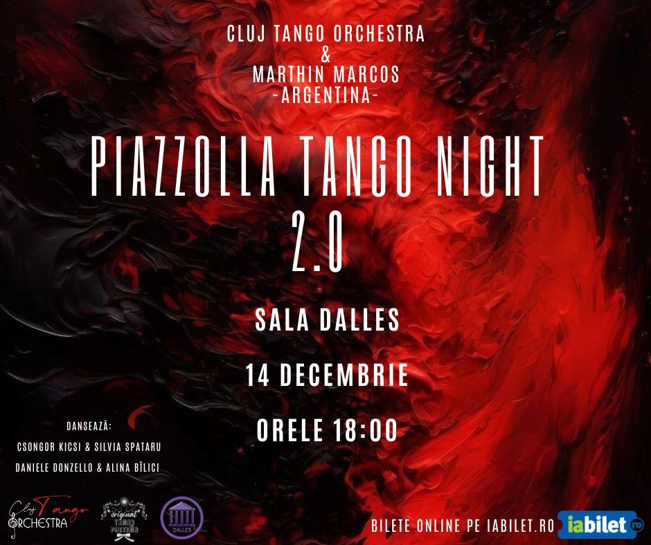 PIAZZOLLA TANGO NIGHT 2.0 ( SPECTACOL EXTRAORDINAR DE TANGO ARGENTINIAN)