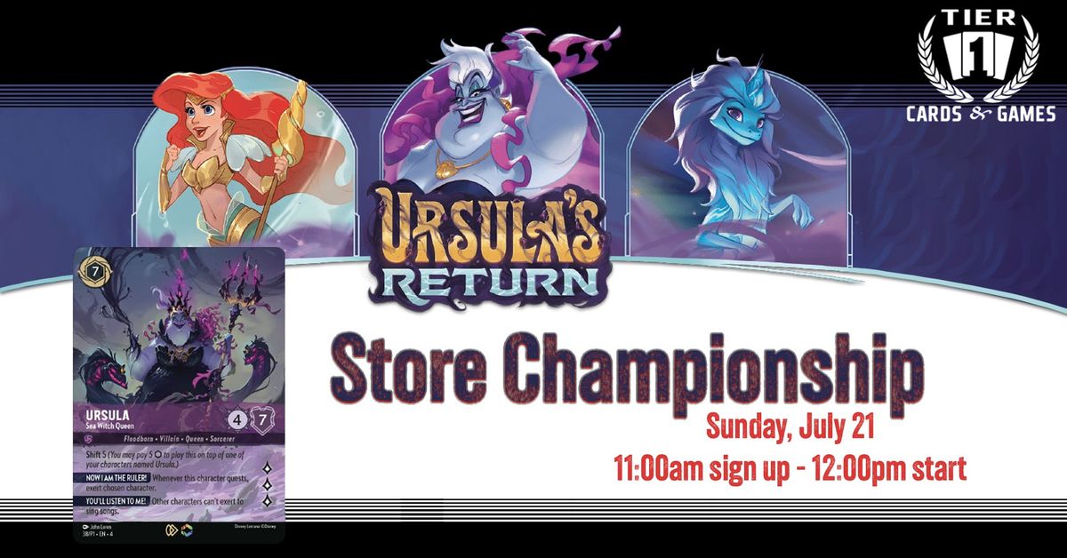 Disney Lorcana - Ursula's Return Store Championship