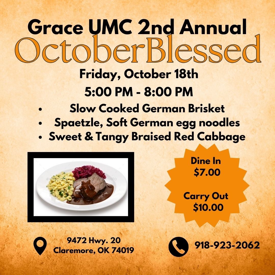 Grace UMC 2nd Annual "OctoberBlessed" 