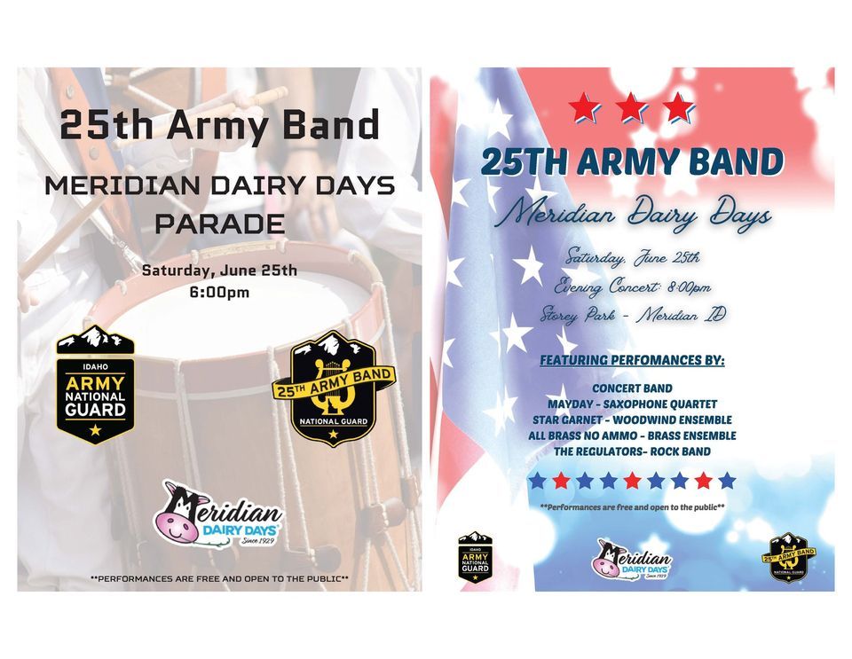 Meridian Dairy Days Parade and Concert, Storey Park, Meridian, 25 June 2022
