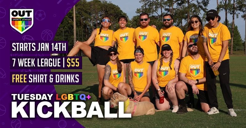 LGBTQ+ Tuesday Kickball League 