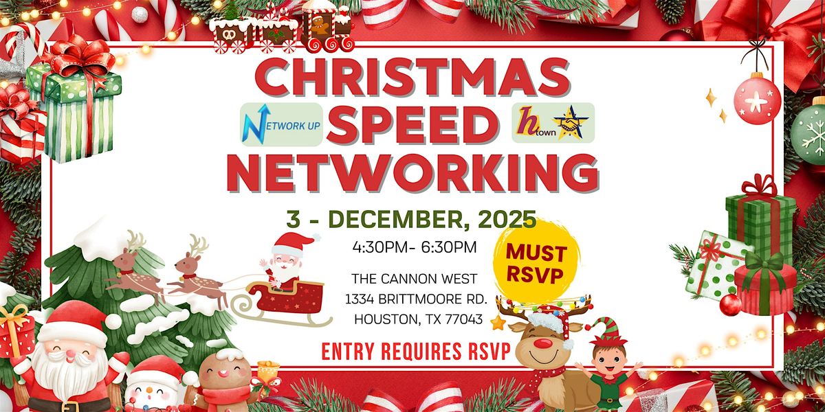 Speed Networking - The 12 Conversations of Christmas - DECEMBER 3 2025