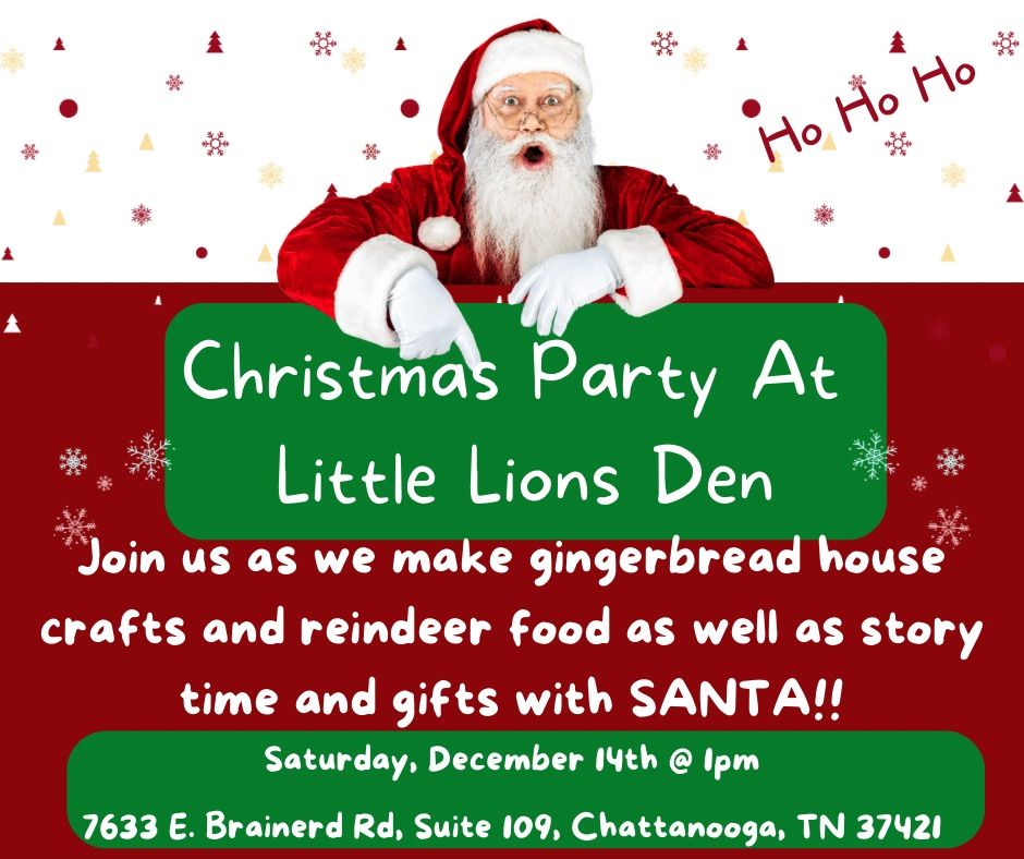 Christmas Party at Little Lions Den