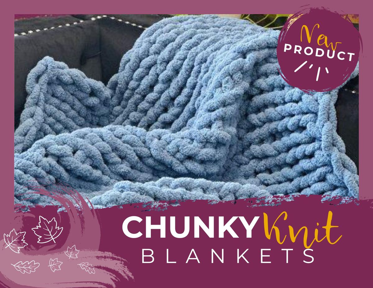 NEW Workshop Chunky Knit Blankets Twist Grand Rapids