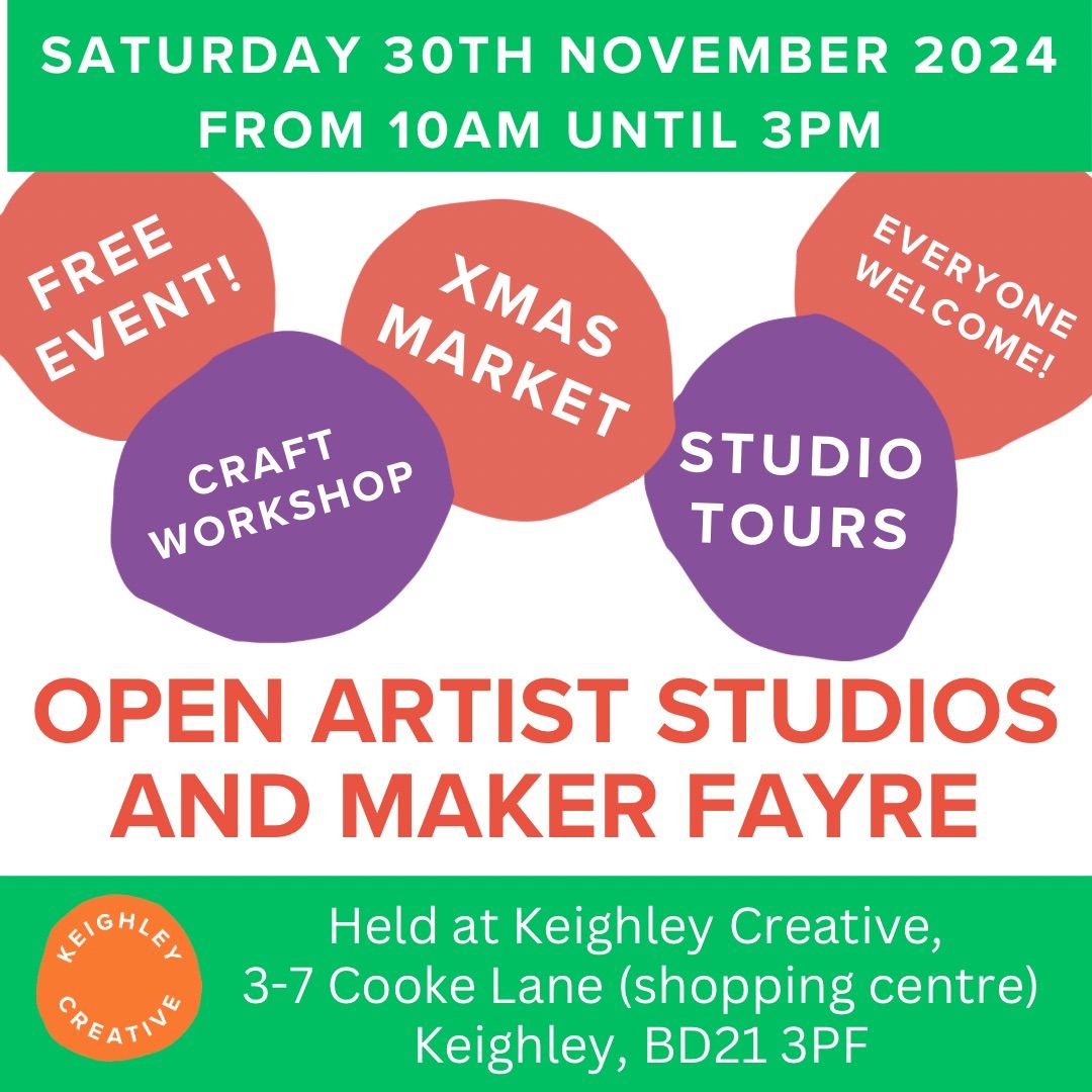 Open Studios and Maker Fayre