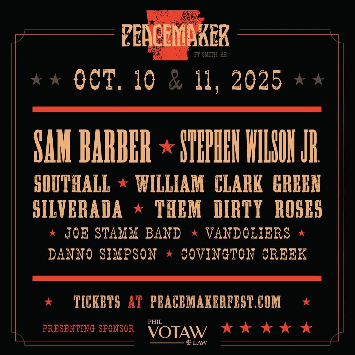 2025 Peacemaker Festival - Friday at Riverfront Park Fort Smith