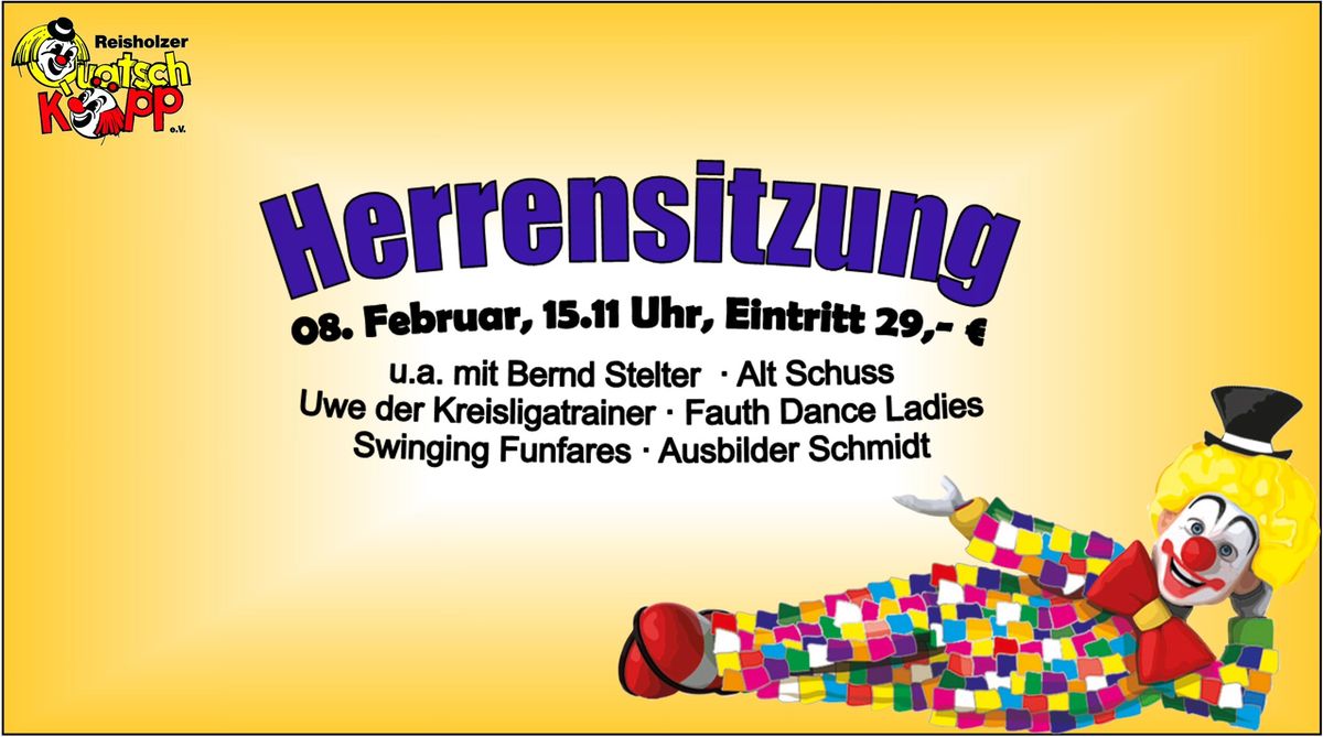 Herrensitzung