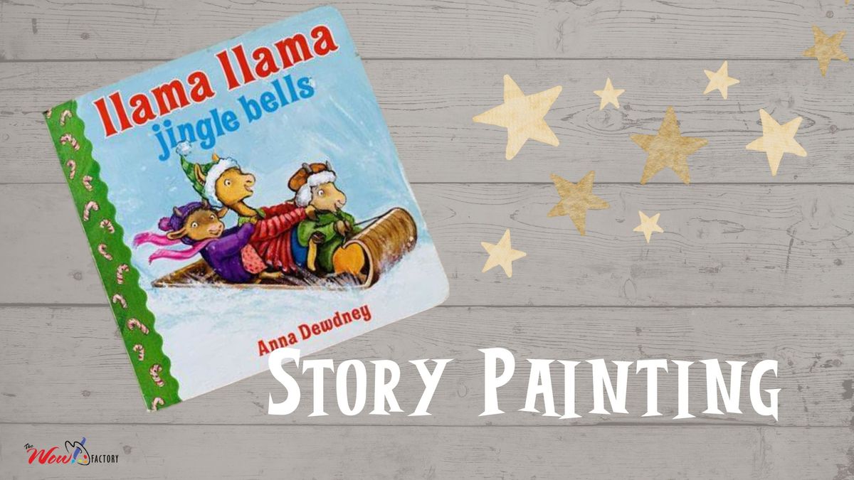 Story Painting: Llama Llama Jingle Bells