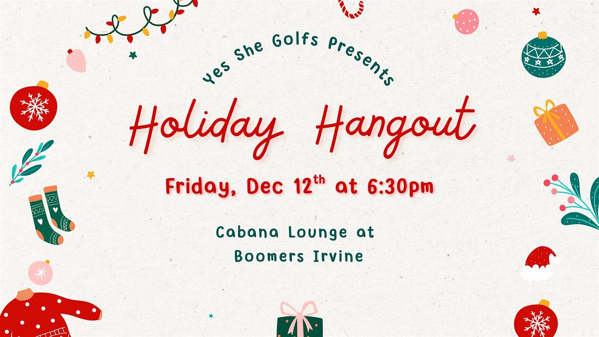 Yes She Golfs Holiday Hangout