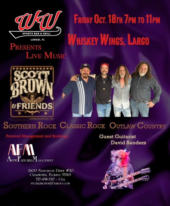 Scott Brown & Friends at Whiskey Wings, Largo 