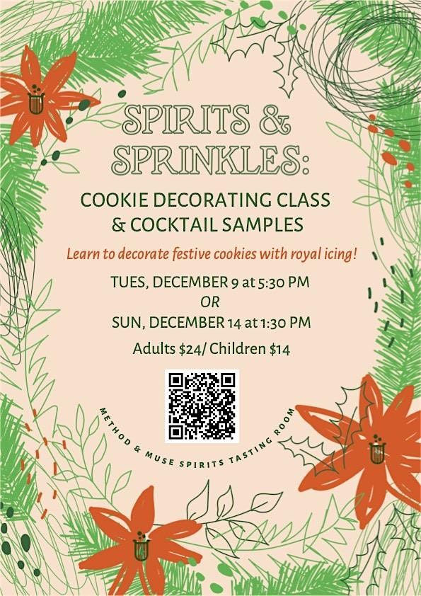 Spirits & Sprinkles: Cookie Decorating Workshop