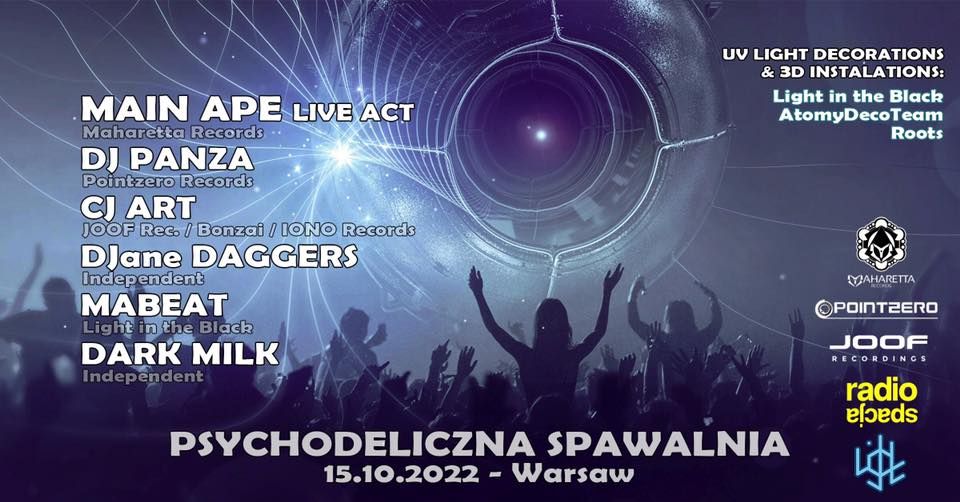 PSYCHODELICZNA SPAWALNIA with Main Ape live - (PRESALE) Warszawa