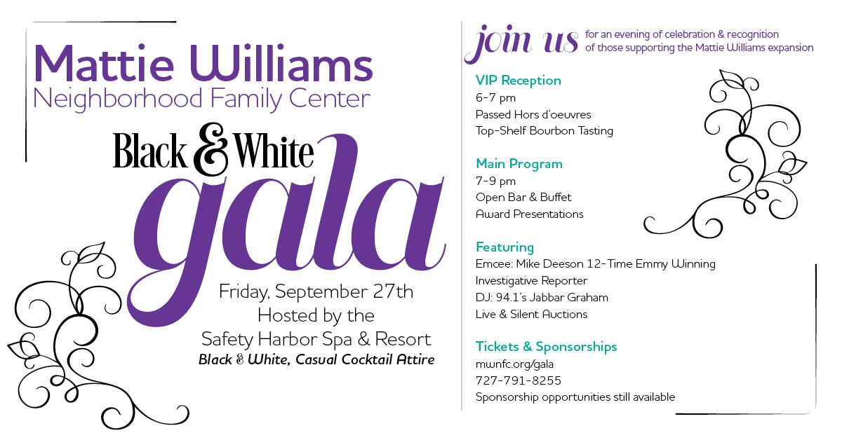 Mattie Williams Black & White Gala