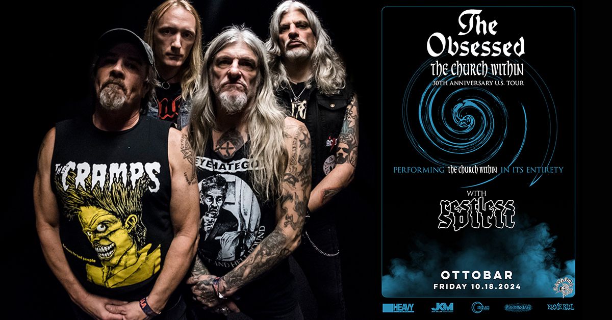 The Obsessed - The Church Within \/ 30th anniversary tour 10\/18