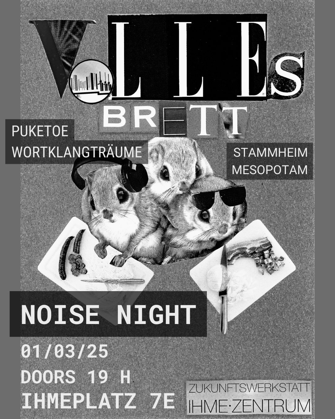 VOLLES BRETT - Noise Night @ ZWIZ