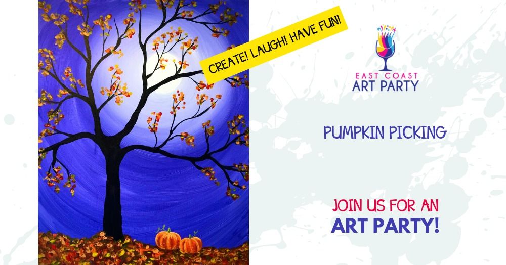 Art Party 1003 - Pumpkin Picking - Art Party Studio, Charlottetown 