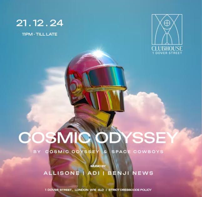 COSMIC ODYSSEY at CLUB HOUSE (Tabu) - deep tech organic house