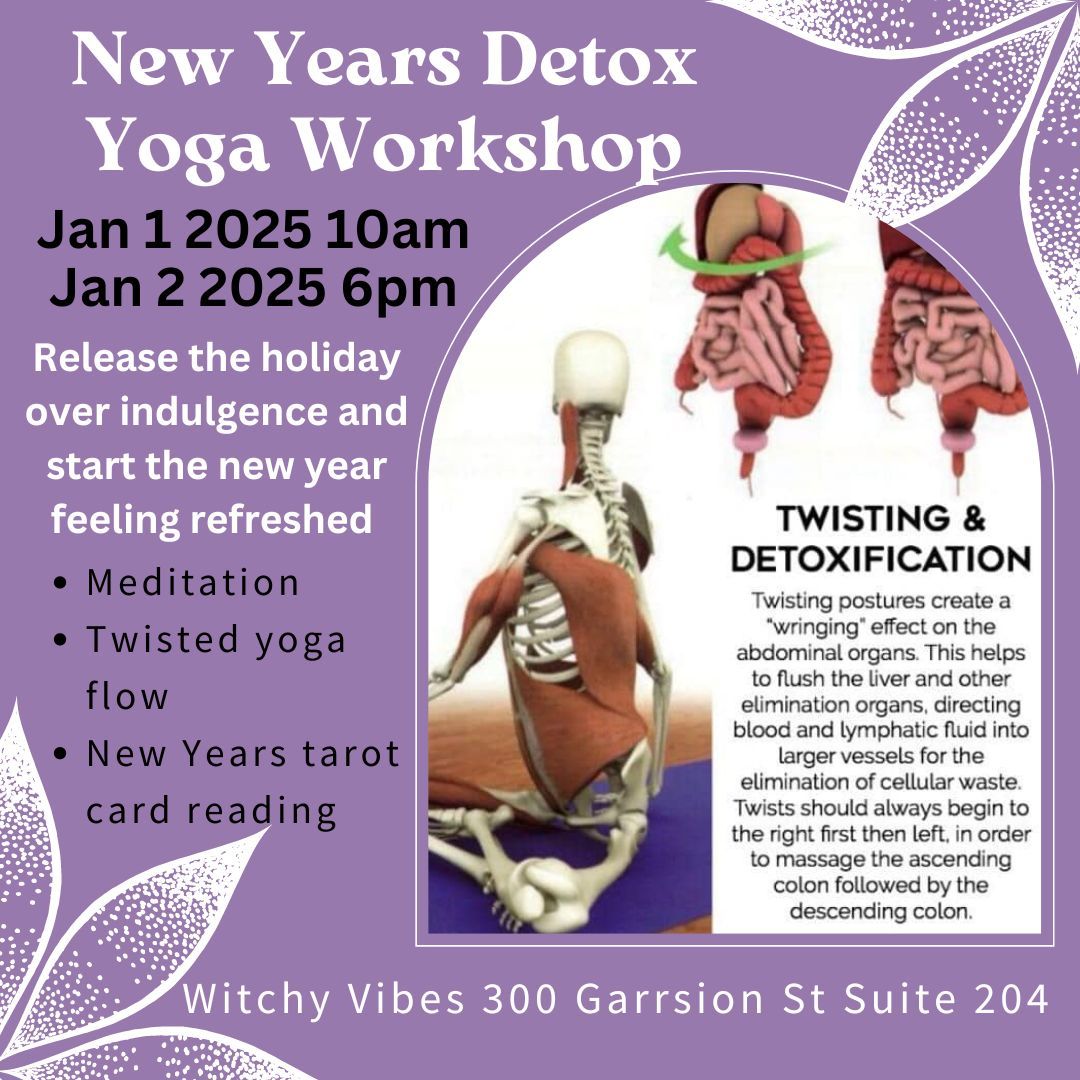 New Years Detox Workshop -FULL \ud83e\uddd8\ud83c\udffb\u200d\u2640\ufe0f