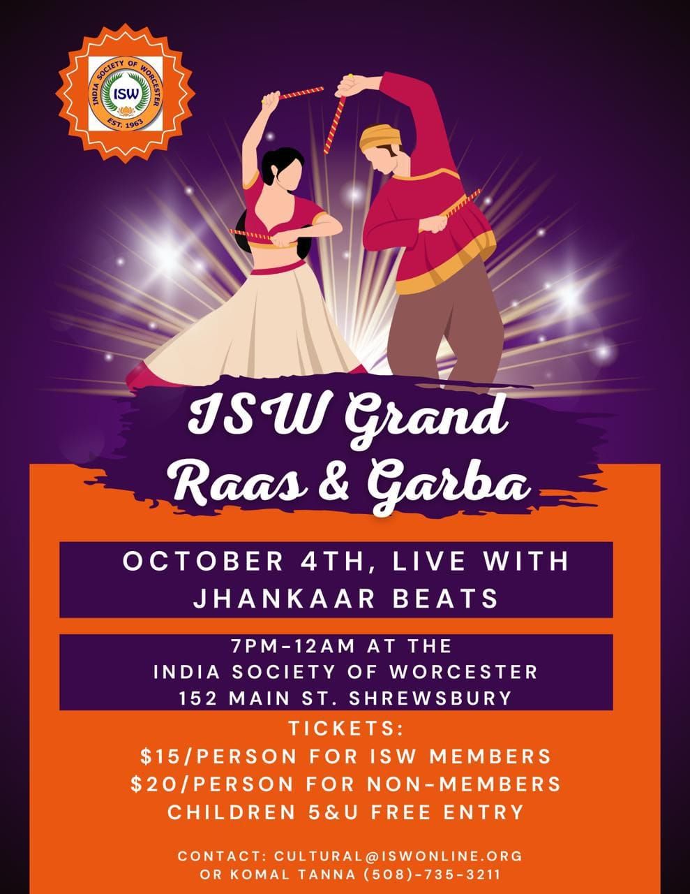 ISW Garba with Jhankaar Beats