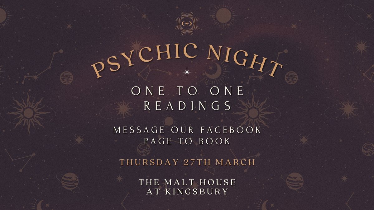 Psychic Night - One-to-One Readings 