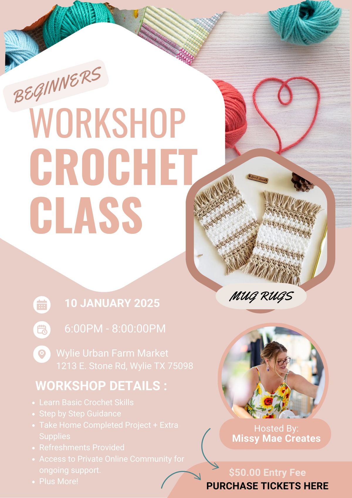 Beginners Crochet Class 