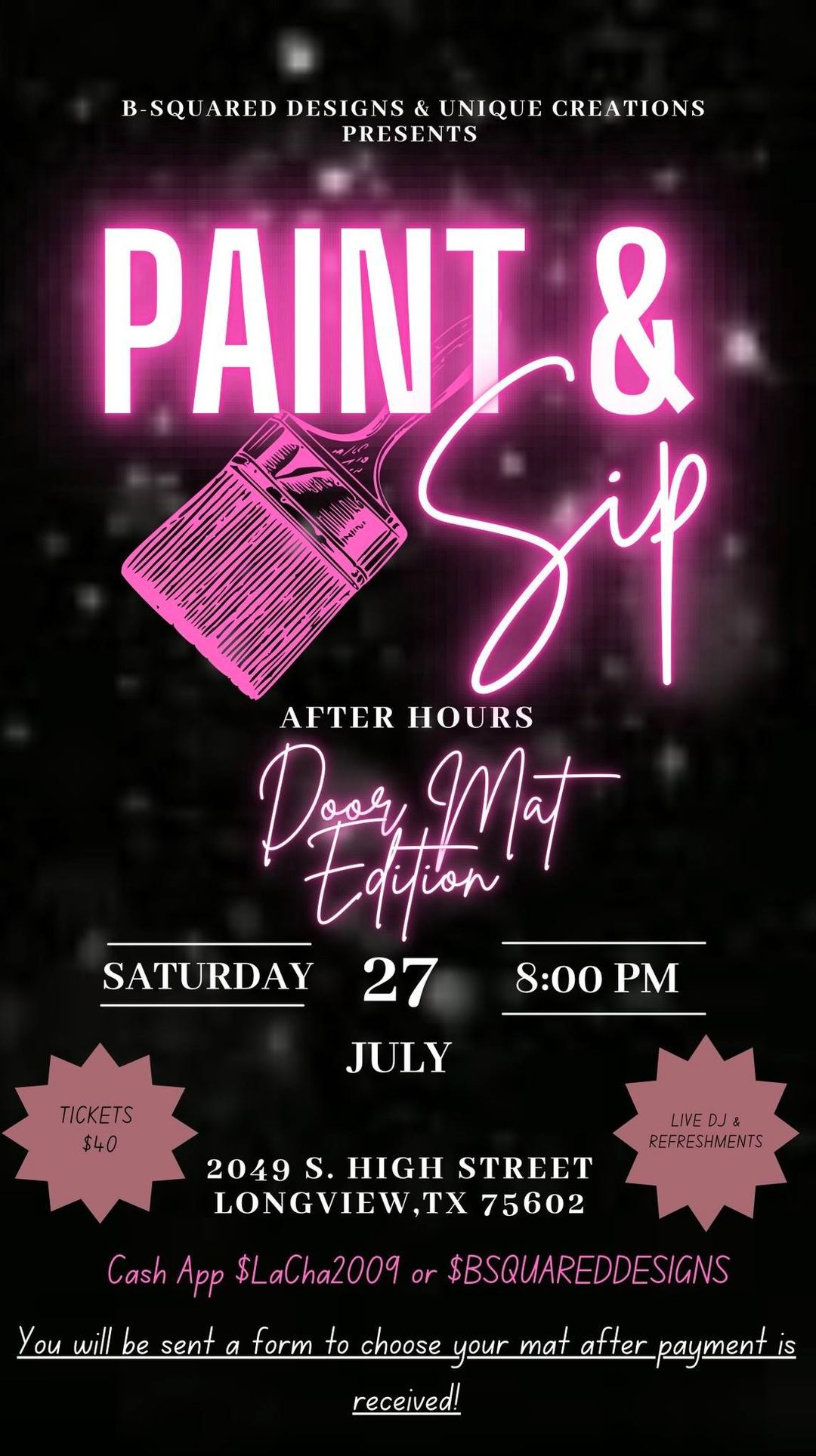 Paint & Sip After Hours Edition
