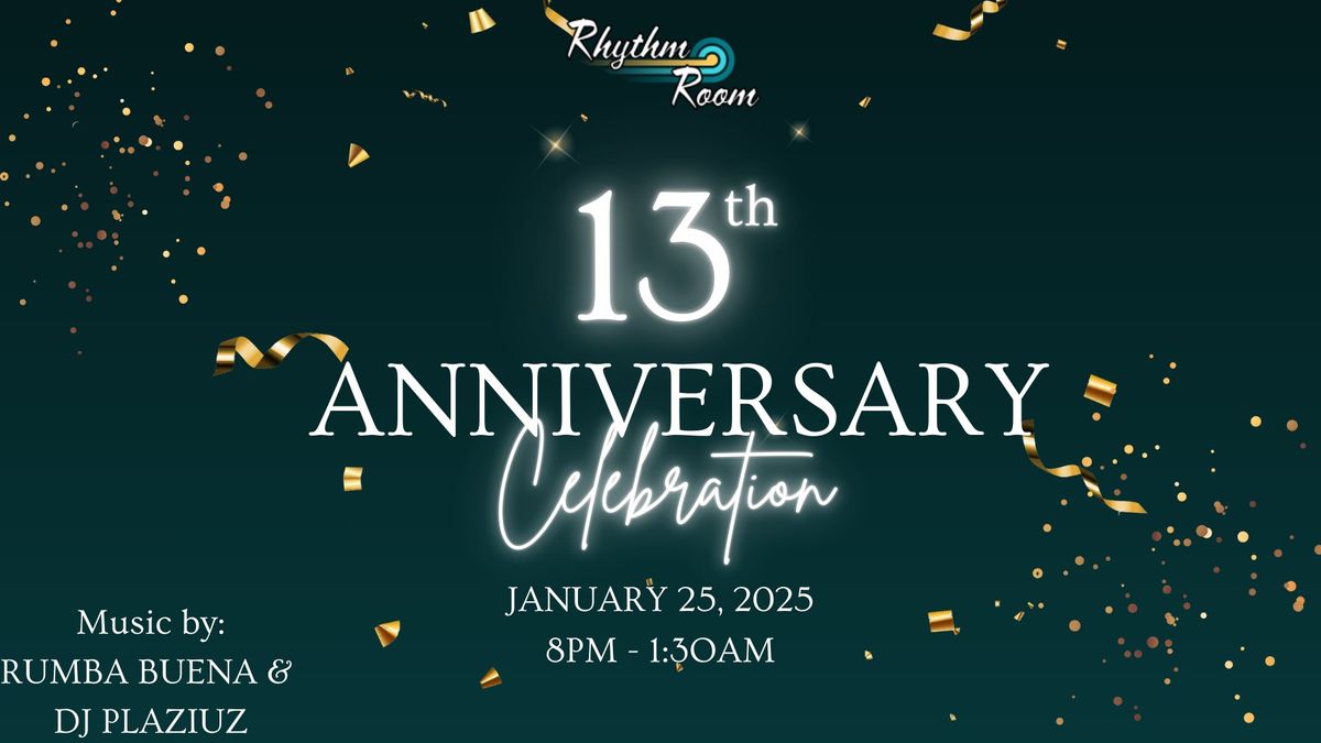 Rhythm Room 13th Anniversary