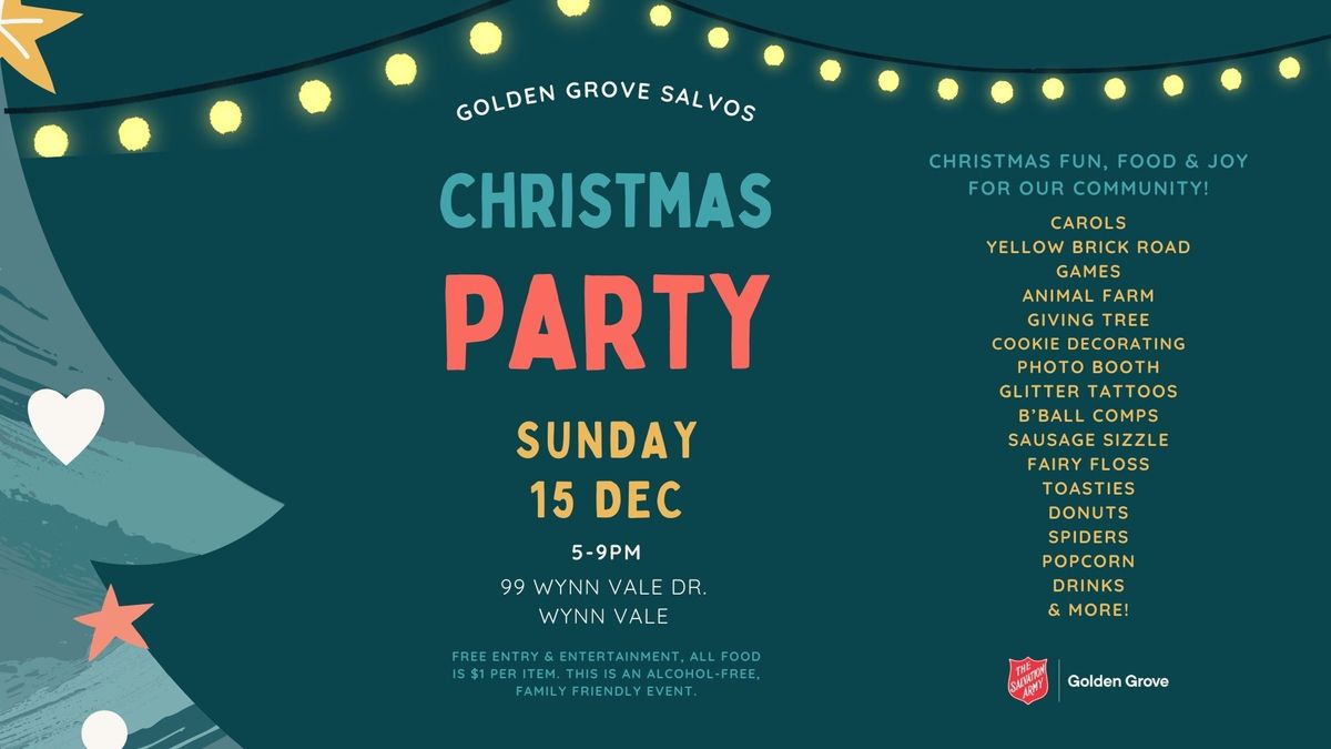 Golden Grove Salvos Family Christmas Party