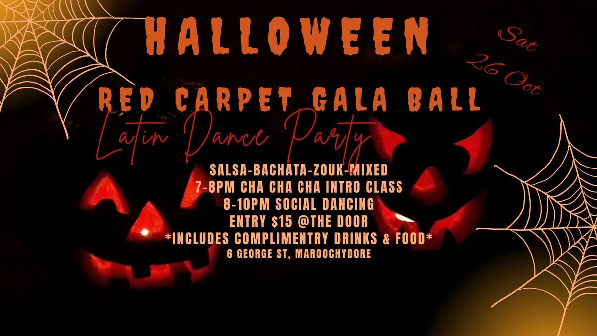 RED CARPET GALA BALL HALLOWEEN THEME