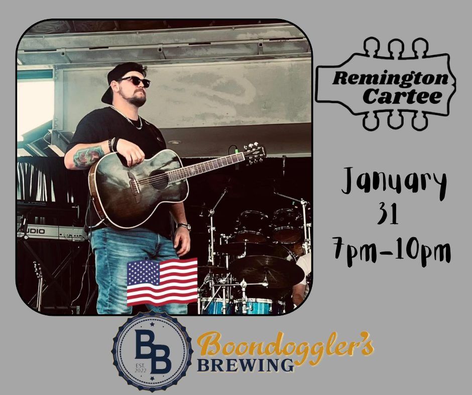 Remington Cartee Returns to Boondoggler's