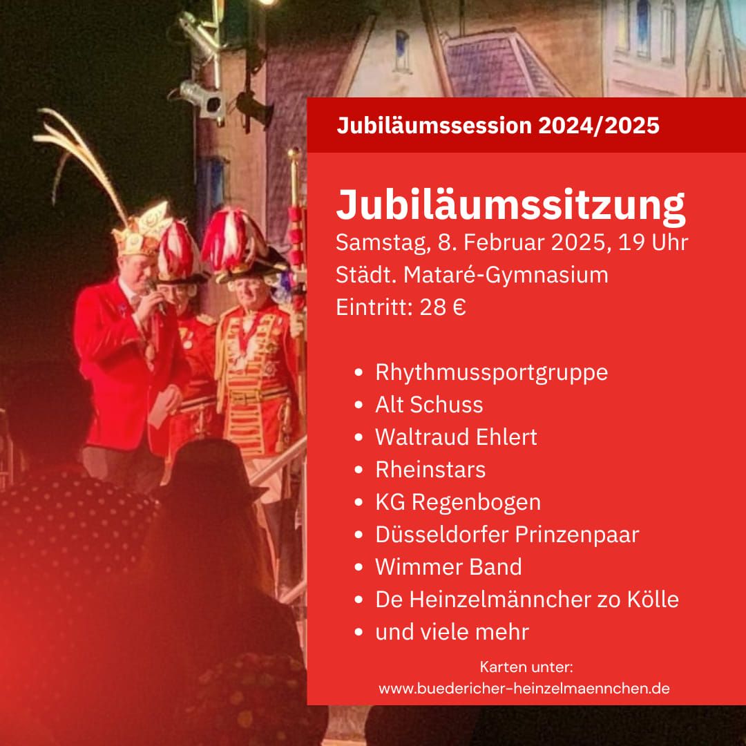 Jubil\u00e4umssitzung